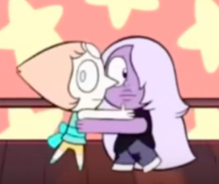pearlarchives:  take a look at that pearlmethyst   they are now the same size! <3