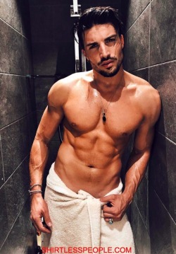 shirtless-people:  Italian Hunk Mariano Di