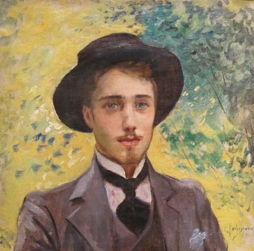 George Rochegrosse, Ritratto di giovane, 1900