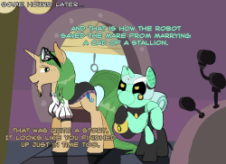 ask-omegacoder:I would say Omega found it exciting too. We Repair Ponies #180omfg Omega’s face XDDD