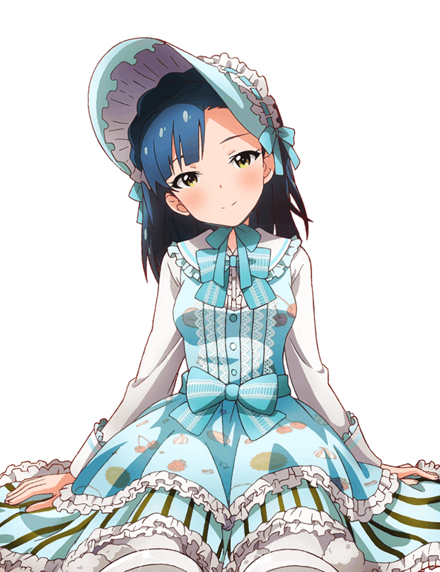 Transparent Idolm Sters ゴシックホワイトドール 七尾百合子 Gothic White Doll Nanao