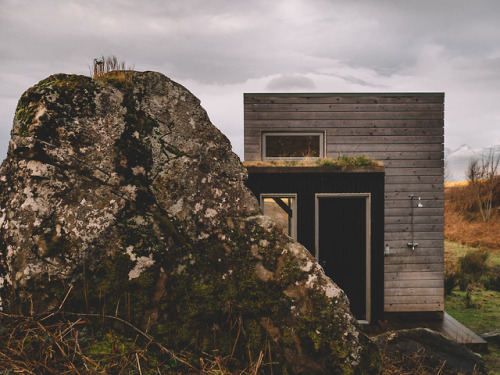 Sweeney’s Bothy on the Isle of Eigg, Scotland.