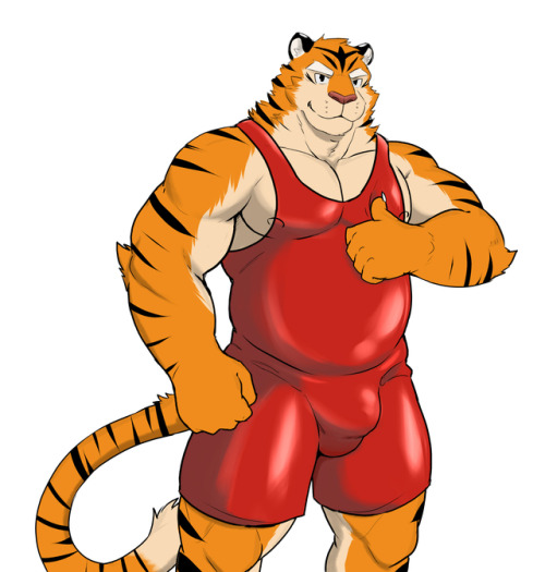 theotherwolfy: The Gym’s big Kitty. www.pixiv.net/member_illust.php?illust_id=66209948