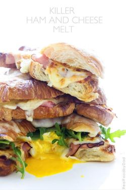 gastrogirl:  killer ham and cheese melt.