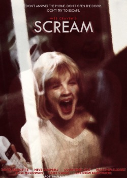 aposteraffair:  Scream (1996) Director: Wes