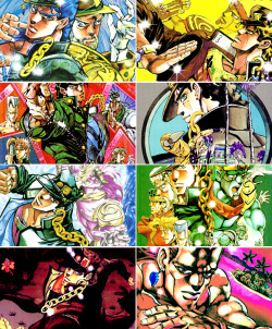 shizukasou:  JoJo manga covers by arc: Stardust