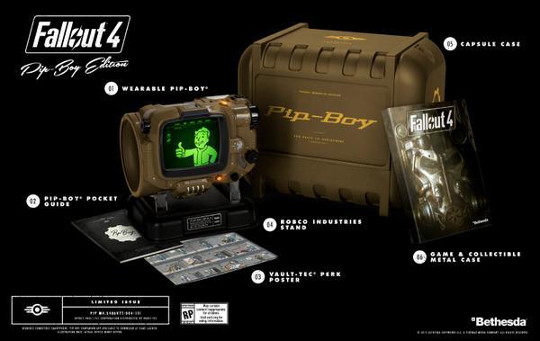 cerebralzero:  bluefouralpha:  galaxynextdoor:  Fallout 4 Pip-Boy Edition now available