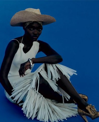 distantvoices:Eman Agwet and Yacine Diop By Rafael Pavarotti For Matches Fashion May 2020