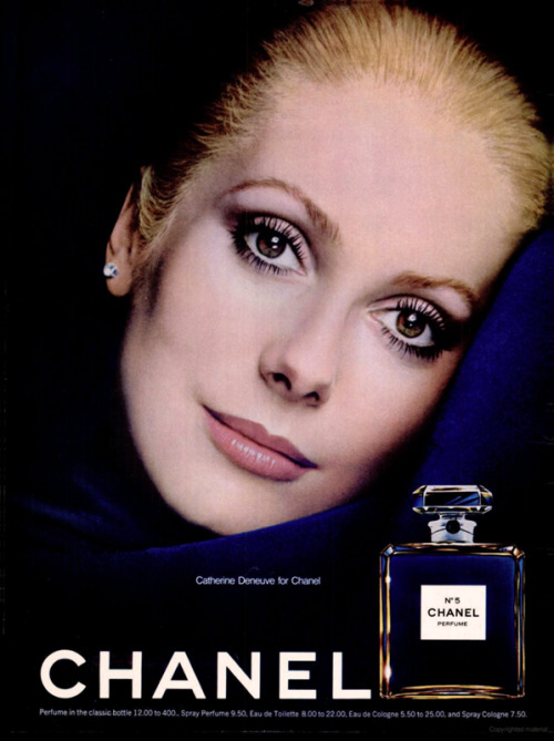 Catherine Deneuve for Chanel, 1975