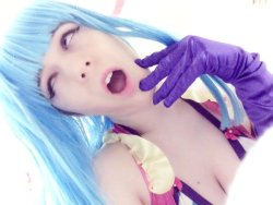 ero-cosplay:  Beautiful Maiden ‏@BastetcgThe ahegao no one asked for