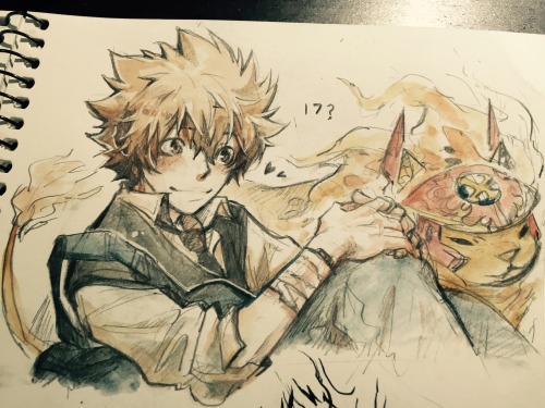 meltesh28:  my sketchbook is like 90% tsuna by now?? [sweats]here’s a bunch of older tsunas because