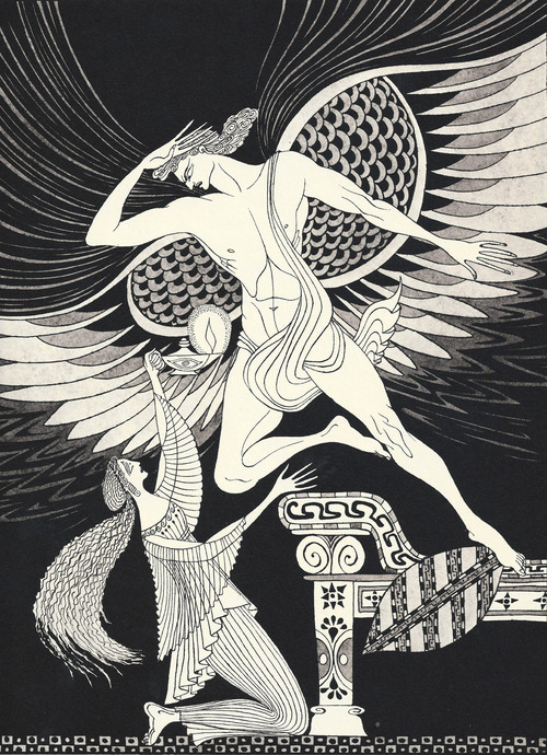 djevojka:Cupid and Psyche by Errol Le Cainvia enchantingimagery