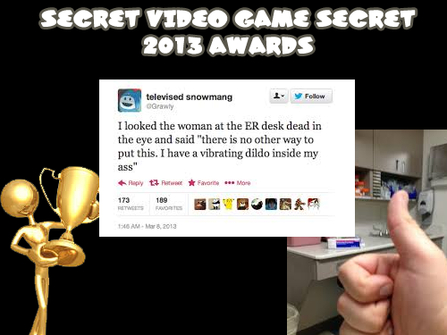 Secret Video Game Secret Best Of 2013 Awards!