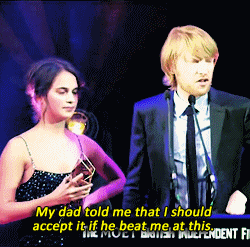 domhnallgleeful:  I was nominated against my father and I lost to him, my dad was