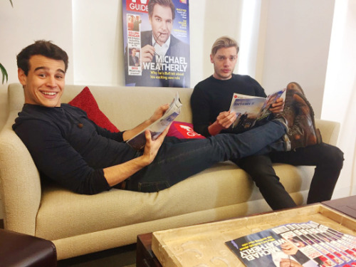 jimondaily:Alberto Rosende and Dominic Sherwood chat with TV Guide Magazine [x] [x] 