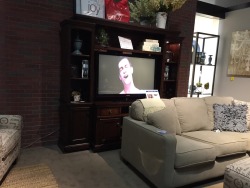 queerwashing:  queerwashing:  NAKED BRENDON IS ON EVERY TV IN THE FURNITURE STORE  I CANNOT EVEN DESCRIBE THE AMOUNT OF MIDDLE AGED WHITE WOMEN TRYING NOT TO STARE 