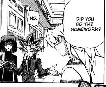lemmint:he only cares about dueling If Atem went to school, I believe he would be exactly like that.