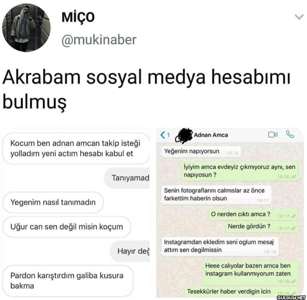 MİÇO @mukinaber Akrabam...