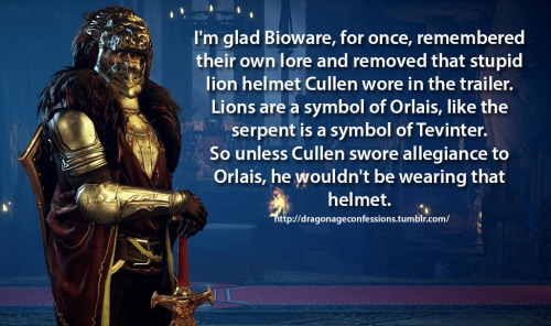 thetrollingchaos: squeakydevil: dragonageconfessions: Confession:  I’m glad Bioware, for 