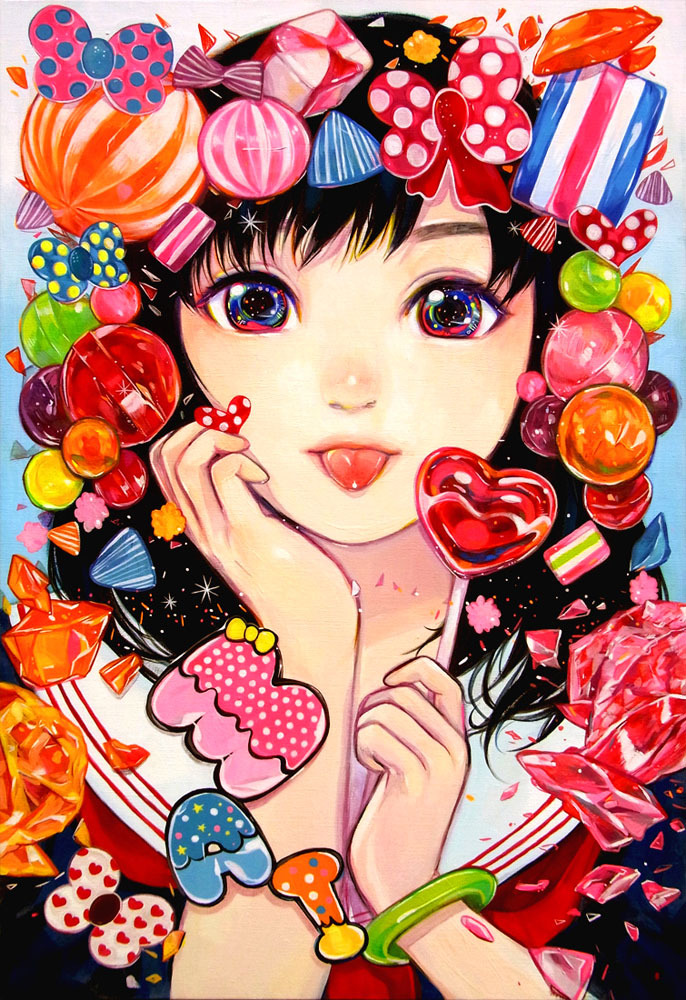 chisatotatsumi:  あーげない！ 2013 M12/アクリル/キャンバス 