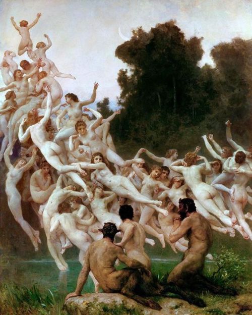 William Adolphe Bouguereau, The Oreads