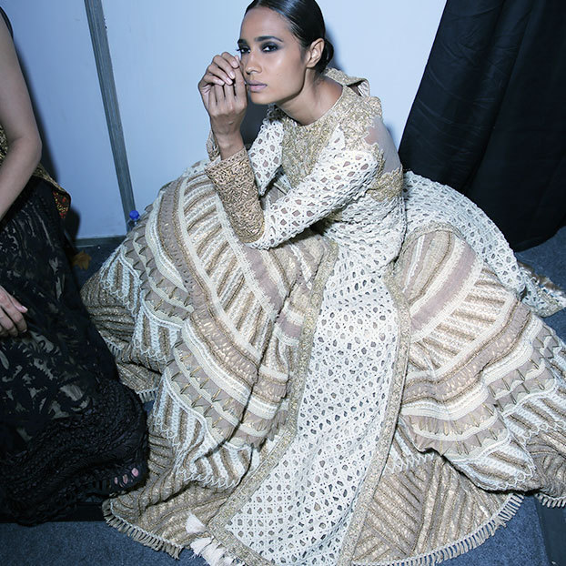 maccosmetics:  Backstage at Rimple Narula &amp; Soltee by Sulakshana, India Couture