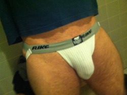 Guys & jockstraps in the locker-room