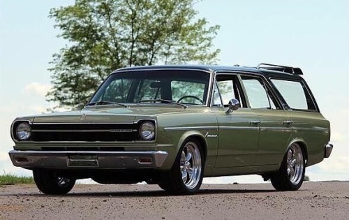 graydog-mod0:  1968 AMC Rambler American 440 wagon On the “Top Ten Cars I’d Have if Money was No Object” list, this would be close to the top.