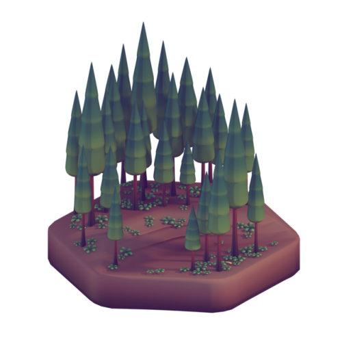 A redwood forest for day 10! Very inspired by Santa Cruz, one of my favorite places to be <3