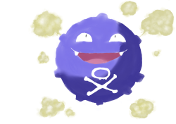 evanescents:  I doodled a koffing 