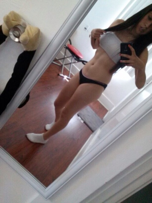 baddest–bitches:  Sexy little slut (;