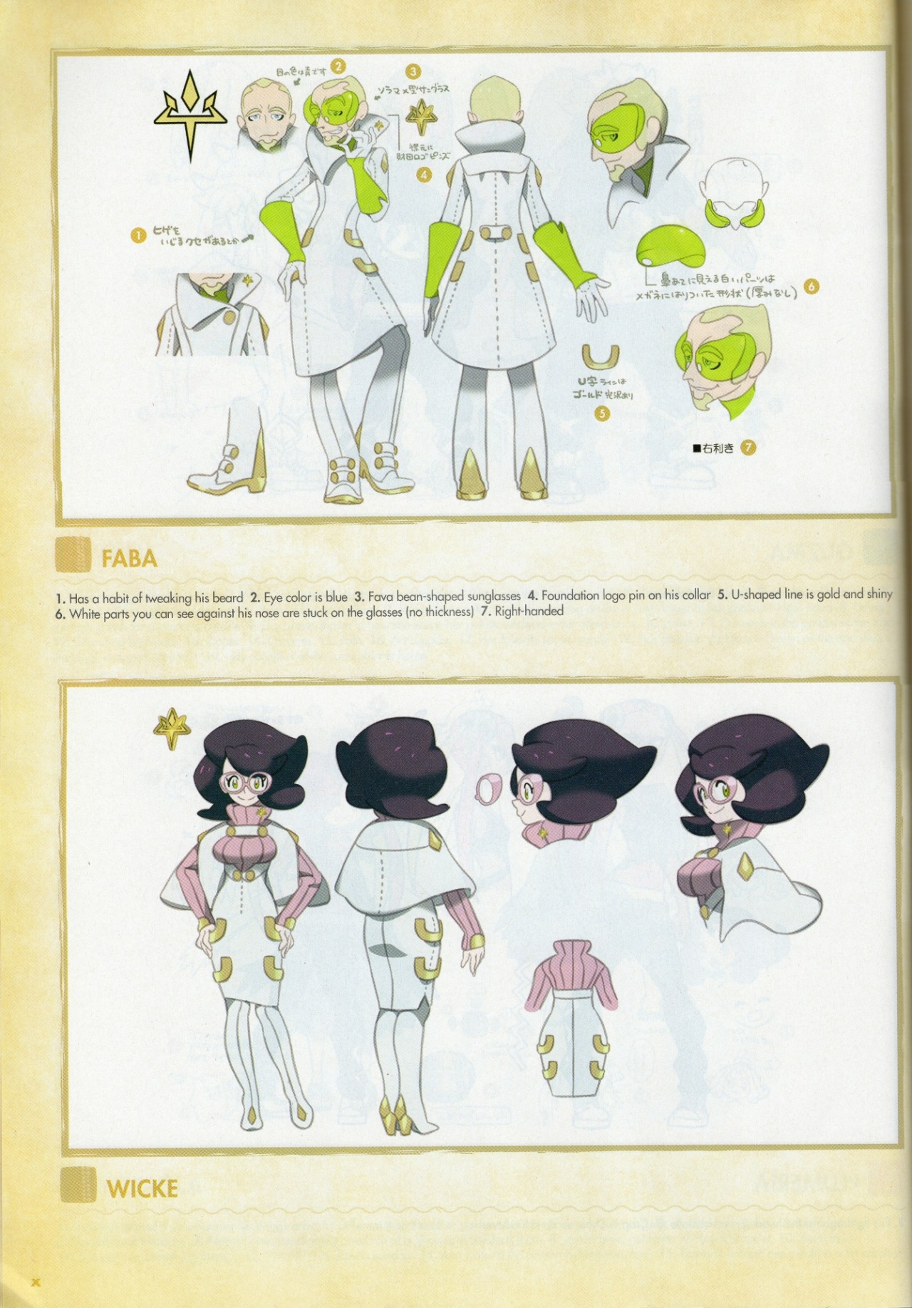maskedkitsune: Faba and Wicke concept art We also get to see what Faba looks like