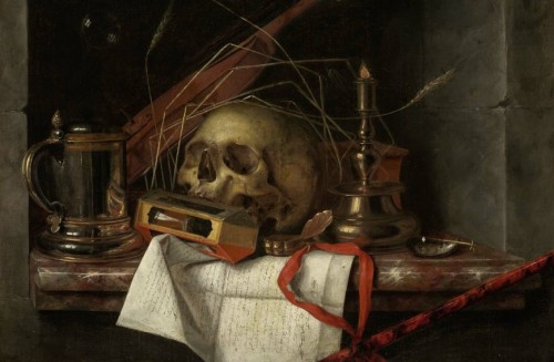 Vanitas Still Life (17th century) - Cornelis Norbertus Gijsbrechts