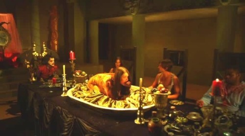 mytwistedposts:  womenasfood:  http://www.upskirtporn.info/upskirtporn_Gallery/6190089/album_10_cannibal Scene from Killjoy 2 bad movie but cannibal scenes make it worth viewing  Eaten alive 