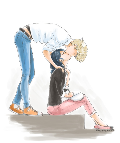xallyxcatxs: These two will be the death of me. They are too cute! &lt;3 This was an art request
