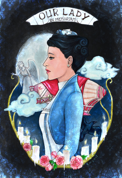 Lady ComstockArt by Emyon http://emyon.tumblr.com