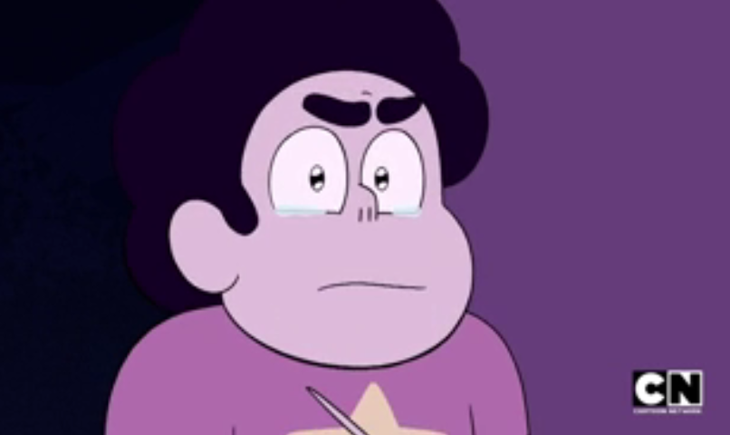 behind-a-wall-of-illusion:  This rip in Steven’s star is very purposeful and significant.