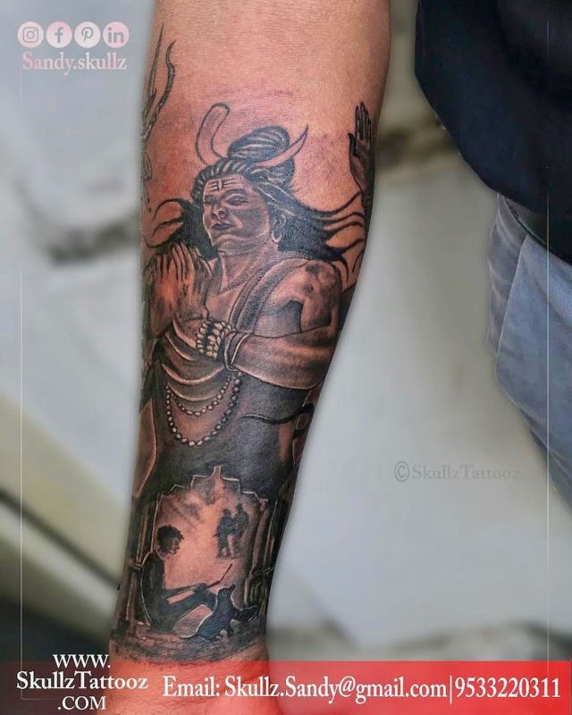 Top 72+ about shiv tandav mantra tattoo super cool .vn