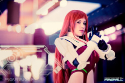 cosplayblog:  Lady’s Sunday  Ken Marinaris from Zone of the Enders  Cosplayer: Crystal Graziano [Web | Twitter | deviantArt]Photographers: BigWhiteBazooka (#1), Martin Wong (#2, #3)   