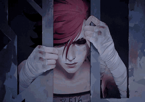 I Love The Way Vi's Entire Demeanor Switches Up When She Believes Caitlyn Has Left The Prison And That