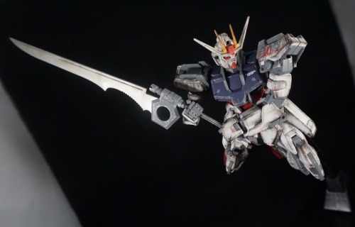 MG Strike Gundam + IWSP completed weathered build!This kit is beyond awesome. Highly recommended d