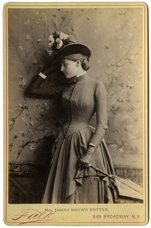 thehystericalsociety: Cora Urquart Brown-Potter, American stage actress - c. 1880s - (Via)