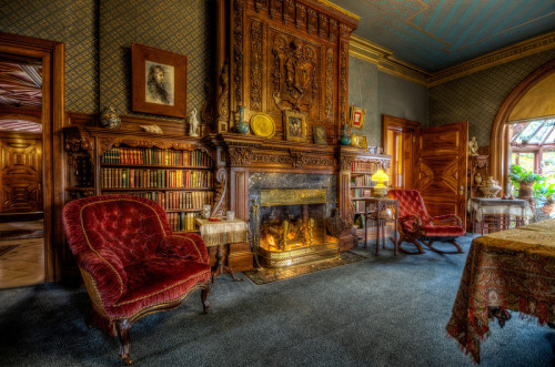 steampunktendencies:  Mark Twain’s House, Hartford, CT Photo by Frank C. Grace  