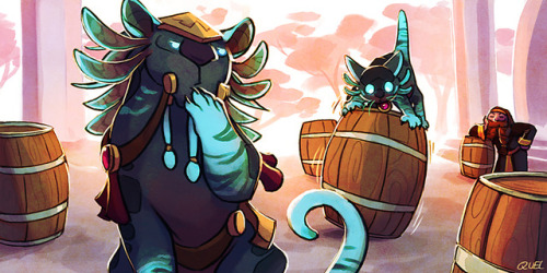 quelfabulous:Illustrations done for World of Warcraft’s #Starseeker Giveaway. It was an absolute pleasure to draw these curious cats!