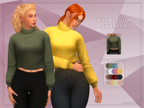 kouukie:Bubblegum Sweatername inspired by princess bubblegum from adventure time!Information:Base Ga