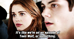 drunkstiles:  TEEN WOLF 3A GAG REEL  Throw your hands up! Stick your claws out! 