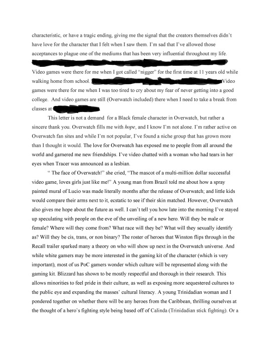 So I wrote a letter to Jeff Kaplan, and today in the mail I got a response back...