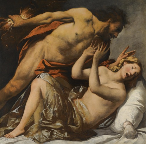 hildegardavon: Pietro della Vecchia, 1602/03-1678 Jupiter and Semele, n/d, oil on canvas, 134x134,5 