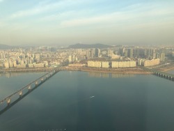 Seoul, South Korea from atop the Hanwha 63