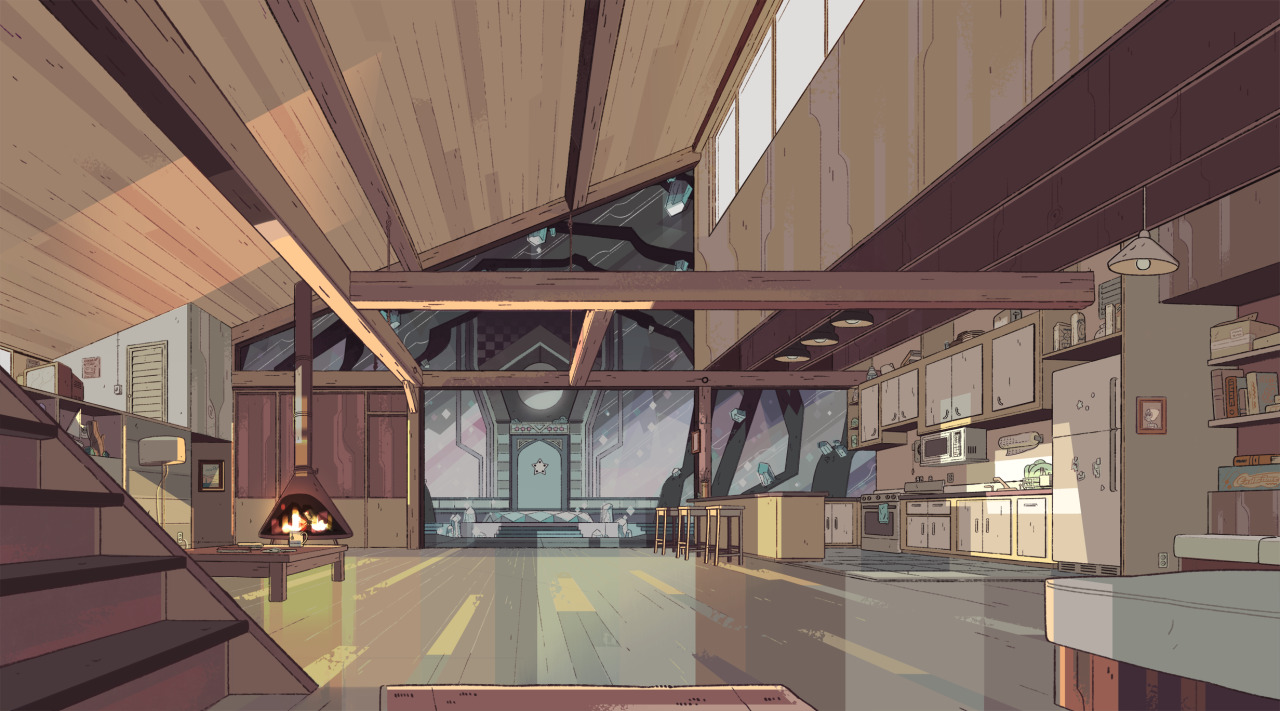 A selection of Backgrounds from the Steven Universe episode: Winter ForecastArt Direction: